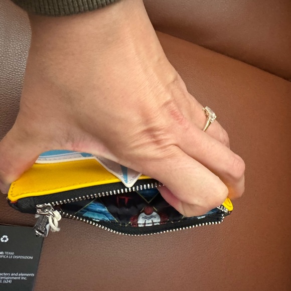 Loungefly IT Pennywise Mini Backpack and Card Wallet Bundle Glow in the Dark NWT - Picture 10 of 10